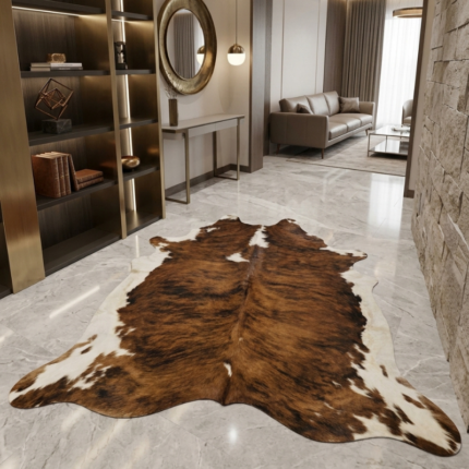 180x185cm Orta Ebat Premium Tricolor Hakiki Dana Postu LNRDP001615 (116)