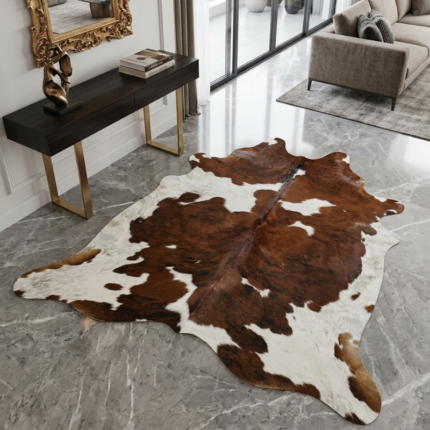 200x197cm Orta Ebat Premium Tricolor Hakiki Dana Postu LNRDP001618 (113)