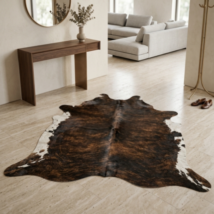 200x185cm Orta Ebat Premium Tricolor Hakiki Dana Postu LNRDP001590